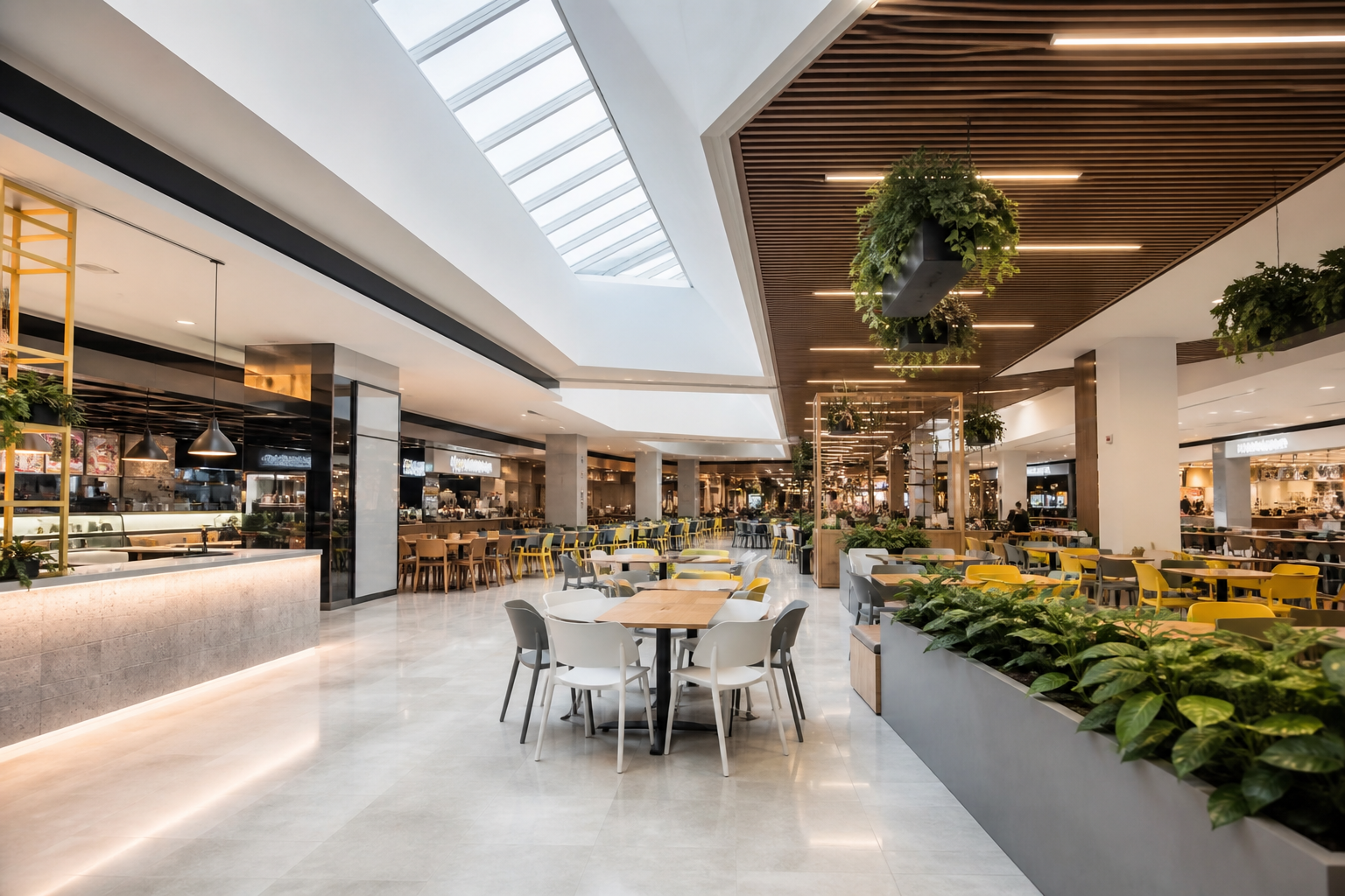 AVM ve food court kullanım alanı